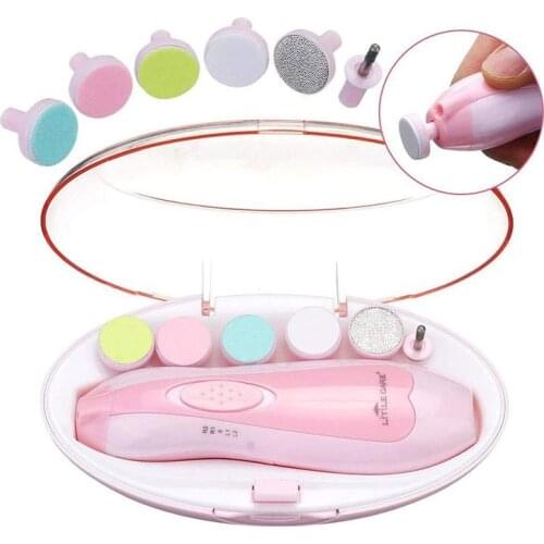 Electric Baby Nail Trimmer Infant Nail Care Safe Nail Cutter Manicure Pedicure Care Tool Portable Electric Nail