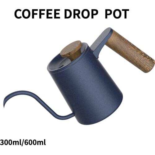 300ml Cafeteira Expresso Drip Kettle Stainless Steel Handle Drip Coffee Pot Long Gooseneck Spout Drip Kettle Coffee Tea Pot