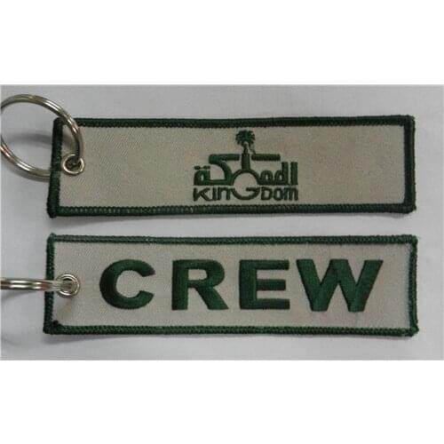 Kingdom Crew Aviation Luggage Motorcycle Pilot Crew Bag Tag