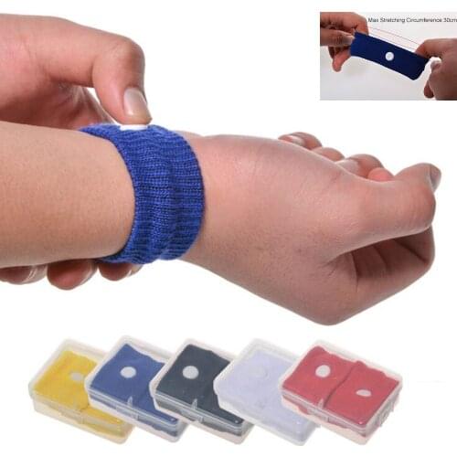 2Pcs Anti Nausea Wrist Band Wrist Support Sports Safety Wristbands Anti-motion Sickness Bracelet Wrist Band Outdoor Travel Kit
