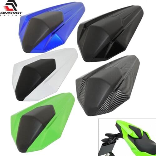 QMSTART Racing Rear Back Passenger Pillion Seat Cover Solo Fairing Cowl ABS For KAWASAKI Ninja 125 Z 125Z & Z125 2019 2020 2021