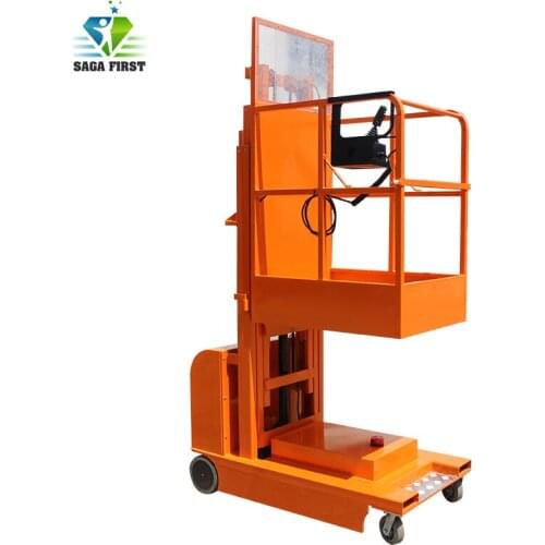 Mini self-propelled electric high quality order picker 9m