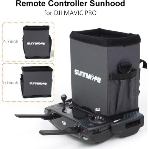 4.7in 5.5in Remote Controller Sunhood Foldable All-surround Smartphone Sunshade with Strap for DJI Spark/ Mavic 2 Pro/Air Drone
