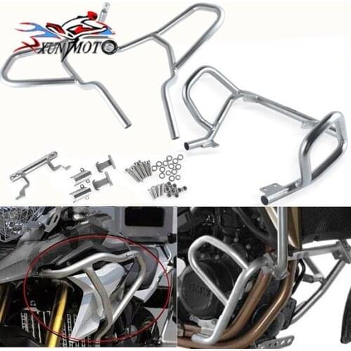 Bumper Upper Crash Bar Frame Protection For BMW G310GS 2017-2018 Engine Oil Tank Bumper Upper and Lower Bumpers For G310RG 310R