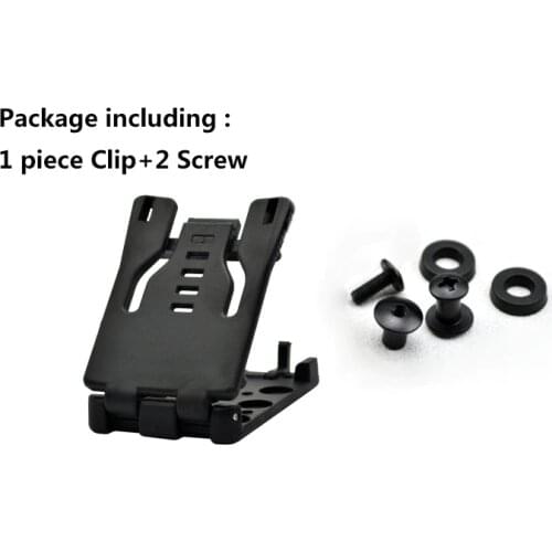 Belt Clip Belt Loops - Tek-Lok™ - Tactical Black - (without hardware) Making Kydex Clip