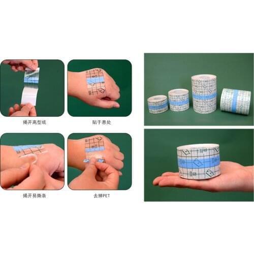 10Meters Waterproof Medical Tape Disposable Tattoo Bandage Clear PU Adhesive Wound Fixation Plaster Anti Allergic