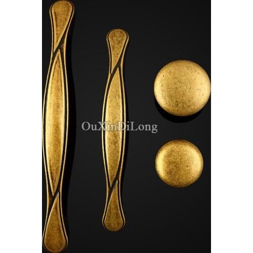 New 10PCS European Antique Kitchen Door Furniture Handles Vintage Cupboard Drawer Wardrobe Cabinet Pulls Handles & Knobs
