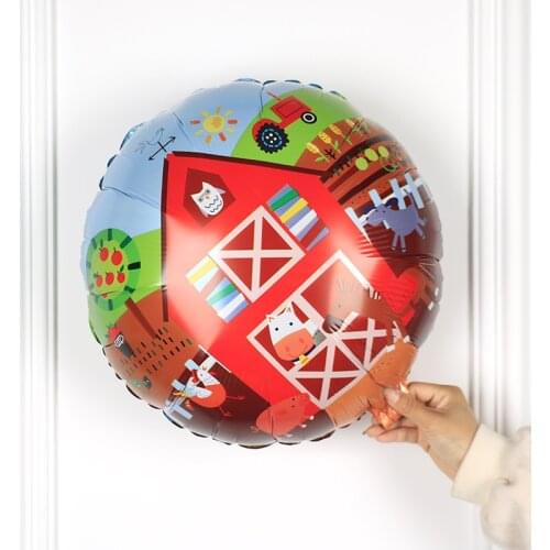 18 inch farm animal party balloon childrens toy aluminum foil balloon wedding birthday party decoration wholesale