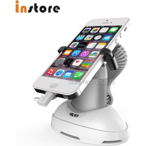 5 Pcs China Factory Intelligent Burglar Alarm Mobile Phone Retail Security Display Stand For Cell Phone With Alarm And Charge