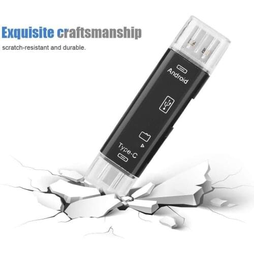5 in 1 Type C Card Reader SDHC SD TF MicroSD Card Reader Micro USB OTG Adapter for Macbook Mobile Phone Laptop