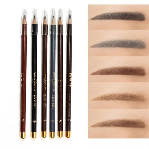 5color Fashion Easy-to-color Eyebrow Pencil Waterproof Sweat-proof And Long-lasting Makeup Professional Beauty Makeup Tool TSLM1