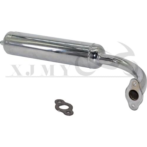 Mini bicycle accessories two-stroke engine for 49CC 60CC 80CC exhaust pipe muffler chimney iron row