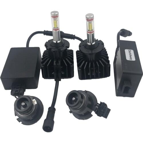 DarkAway D2S D4S LED Bulb Direclty Connect to HID Ballast 35W 4000Lm D1S D3S D4S D5S D8S Car Headlight White Canbus Error Free