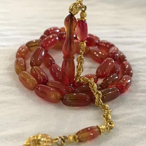 Turkish Opal Prayer Beads Master Handmade Original Muslim Tasbih Opal Tasbeeh Opal Prayer Beads Master Işçlikli