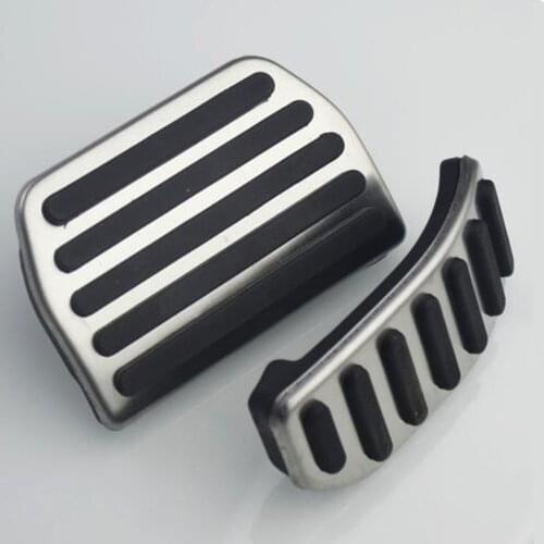 Safety Comfort stainless steelFuel Brake Footrest Pedal AT/MT for Volvo V60 XC60 V40 S40 S60 S80L