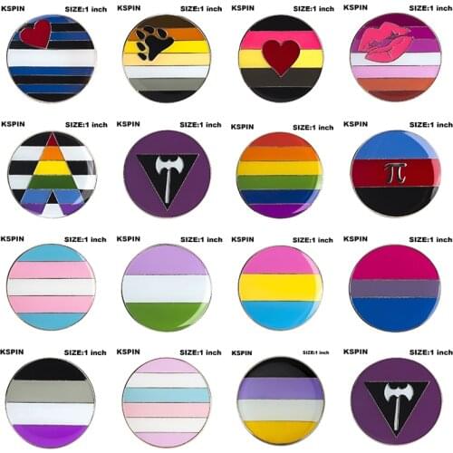 Pride Badge Leather Pride Bear Pride Fat Fetish Pride Gay Pride Pansexual Asexual Pride Pin Flag LGBTQ Gay Flag Lapel Pin