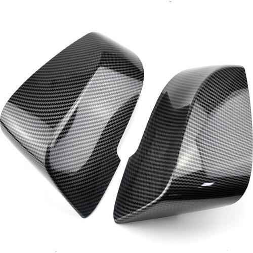 Side Wing Rearview Mirror Cover Cap For BMW 5 6 7 Series F01 F02 F03 F04 F06 F07 F10 F11 F12 F13 Carbon Black high quality types