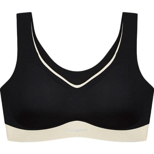 Latex Underwear Womens New Candy-colored Rims Gather Bra Breathable Pair of Milk Seamless Nude Ladies Bra Bralette