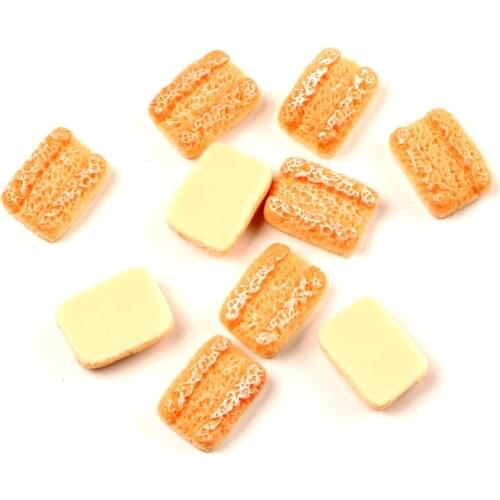 LF 20Pcs Resin Cakes Decoration Crafts Flatback Cabochon Embellishments For Scrapbooking Kawaii Cute Diy Accessories