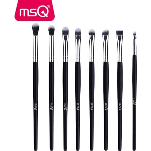 MSQ Eyeshadow Brush 8PCS Makeup Brush Set Mixed Lip Brush Synthetic Hair Professional Eye Shadow Brush Bet Tool