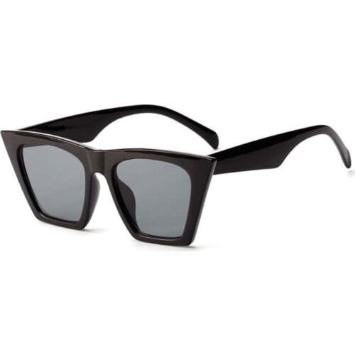 Oversized Square Women Sunglasses Vintage Women Cat Eyes Leopard Big Frames Sun Glasses Fashion Brand Design Eyewear UV W01