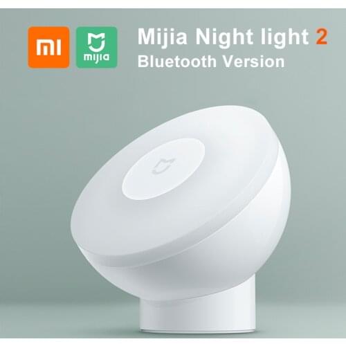 Xiaomi Mijia Night Light 2 Bluetooth-compatible Magnetic Attraction Night Lamp Adjustable Brightness Infrared Body Sensor