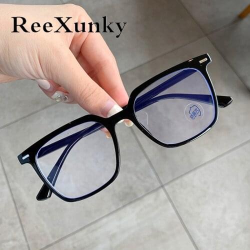 Unisex Blue Light Blocking Computer Glasses Women Fashion TR90 Frame Vintage Square Eyewear Men Anti Eyestrain Eyeglasses Oculos