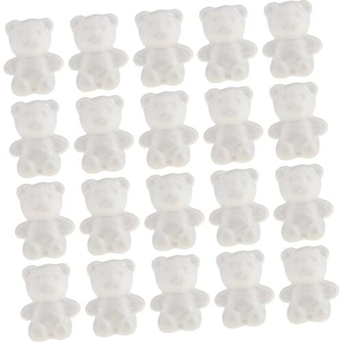 20 Pcs Our Shaped Styrofoam Foam For Special DIY Mannequin Decoration
