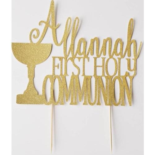 Cake Topper - First Communion Cake Topper - first communion - First Communion Centerpieces - Religious Centerpieces