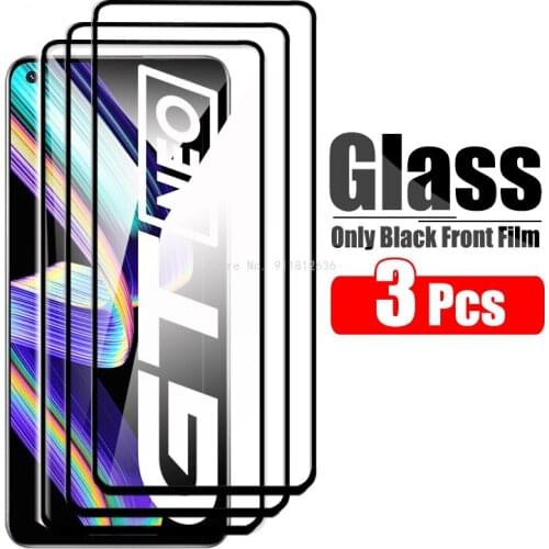 3 Pcs / Lot Full Glue Tempered Glass For Oppo Realme GT Neo Glass Protective On Realme GT 5G Flash Screen Protector Front Film