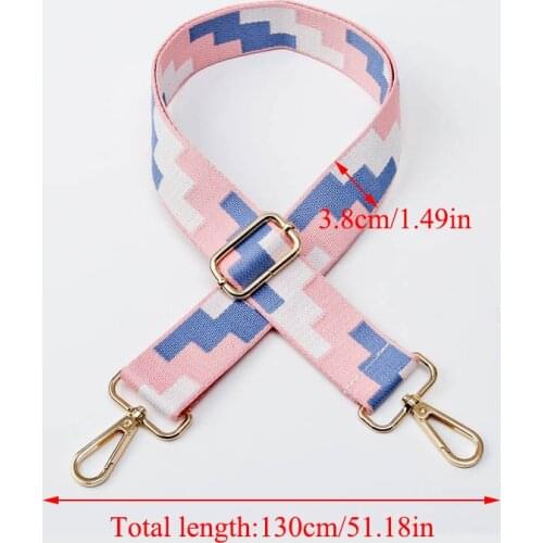 Women Detachable Bags Strap Bag Handle Parts Diy Handbag Belts Adjustable Shoulder Straps Colored Bag Strap Bag Accessories