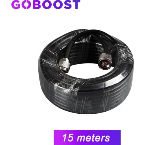 15 Meters 5D Coaxial Cable For Cellular Signal Amplifier 4G 3G 2G N Male To N Male Connector Network Cellphone Booster