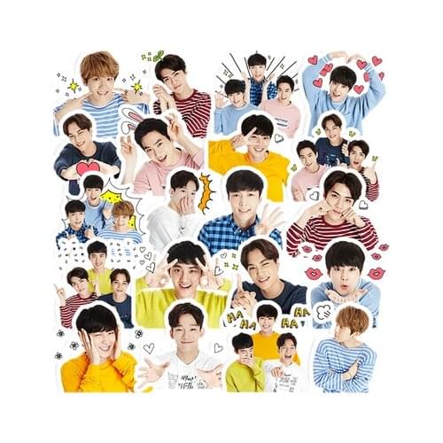 20PCS EXO Paper Stickers Crafts And Scrapbooking book Decorative sticker DIY Stationery