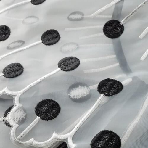 40GC Fashion Women False Collar Various Pattern Embroidery Collar Tie Choker Summer Accessories Exquisite Decoration