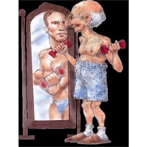 5D DIY Full Round/Square Diamond Painting Fitness Elderly 3D Embroidery Cross Stitch Rhinestone Mosaic Home Decor Art Y1510