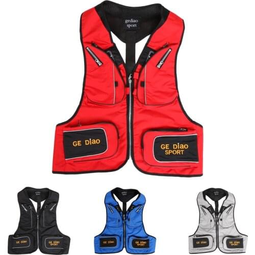 Quick Dry Fishing Vest Taslan Cloth Breathable Journalists Jacket Free Size