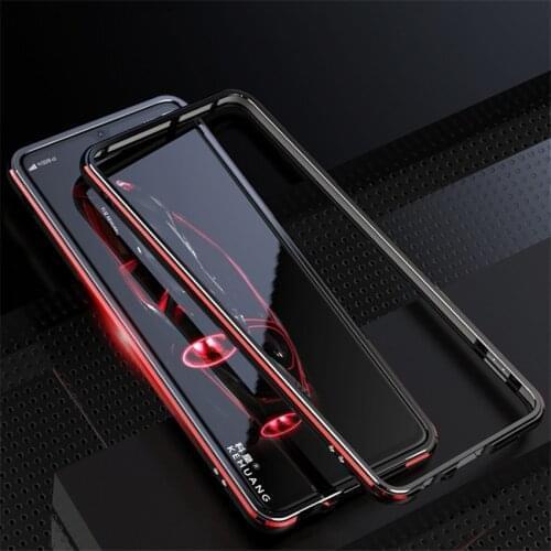 For Sony Xperia 1 Case Metal Frame Double Color Aluminum Bumper Protect Cover for Sony Xperia 1 ii Xperia1 Xperia 10 II Case