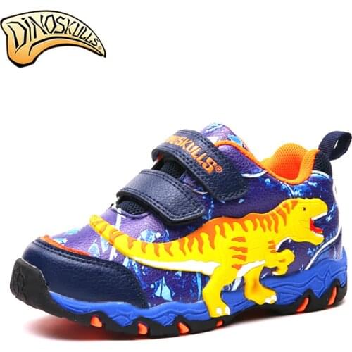 Dinoskulls Childrens Shoes Boys' Dinosaur Shoes 2018 New Childrens Boys Sports Shoes Shoes Kids Kids Designer Sneakers 27-34