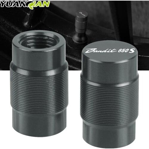 For Suzuki GSF 600 S GSF 650 S Bandit 650S Motorcycle CNC Aluminum Accessorie Wheel Tire Valve Stem Caps CNC Airtight Covers