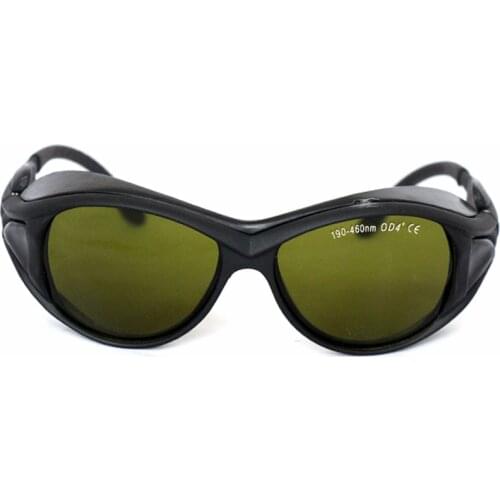 EP-7-2 190-460nm Safety Goggles OD4+ Wide Spectrum Continuous Absorption Laser Protective Glasses