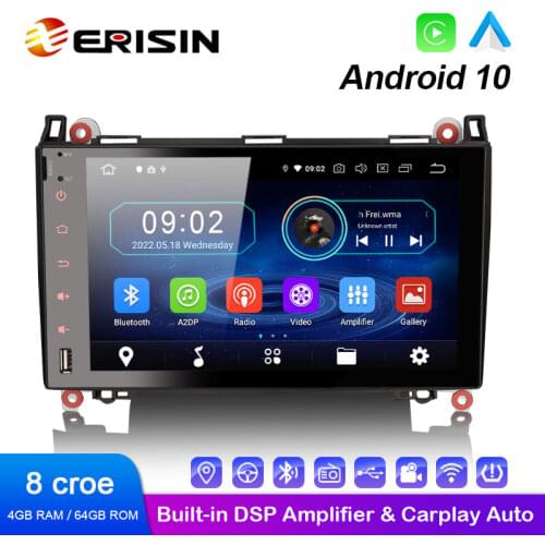 Erisin ES6992B 9" Android 10.0 Car GPS Radio WiFi BT TPMS for Mercedes Benz Sprinter Viano Vito B200