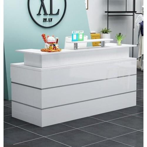 Cashier shop small counter table baking paint front desk supermarket convenience store simple modern bar business