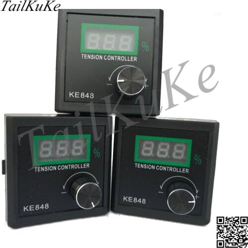 Manual Tension Controller DC24V Magnetic Powder Tension Controller KE848 Tension Controller