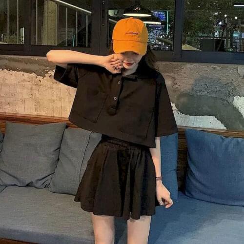 2021 Autumn New Jk Uniform Sets Female Korean Version Long-sleeved Shirt Student Preppy Style Pleated Skirt Two Piece Set Women