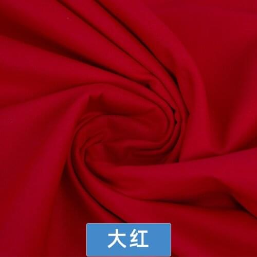 165cm*50cm 18 Color Solid Color Pure Cotton Fabric Bedding Fabric Shirt Cotton Twill Clothes Handmade DIY Apparel Sewing Fabric