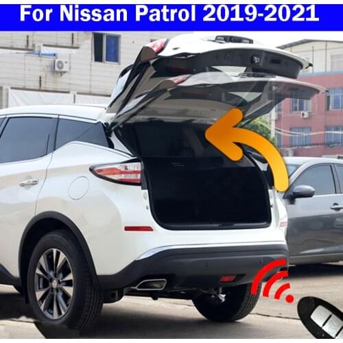 Car Trunk Opening For Nissan Patrol 2019-2021 Tail box Foot kick Sensor Intelligent Tail Gate Lift Electric Tailgate