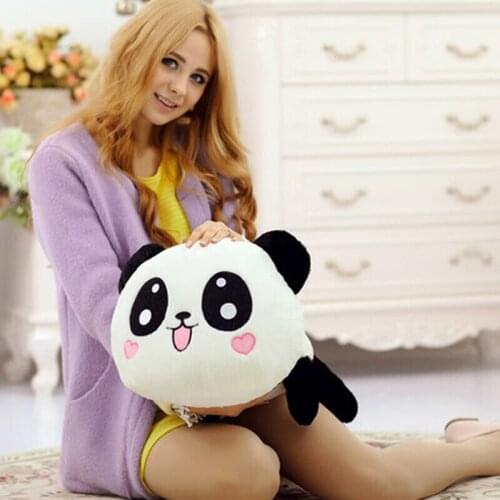 20cm Panda Plush Animals Doll Toys Fortune Cat Plush Toys Stuffed Lucky Cat Car Decoration Gifts Pillow