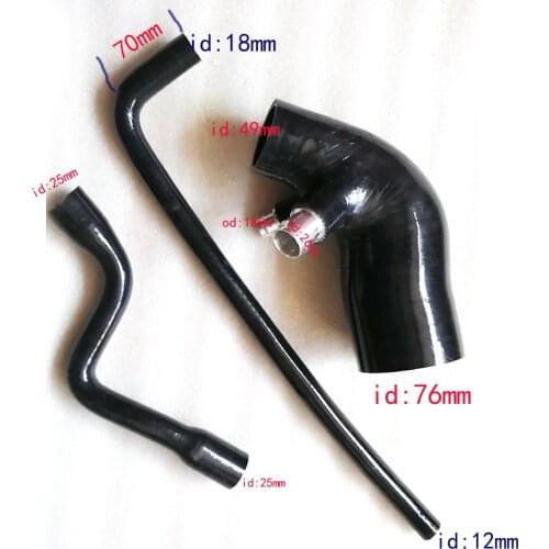 Silicone Air Duct Filtered Pipe Intake Hose 13717597586 11157608144 11157614690 for BMW F20 F20N F21 F21N F30 F35