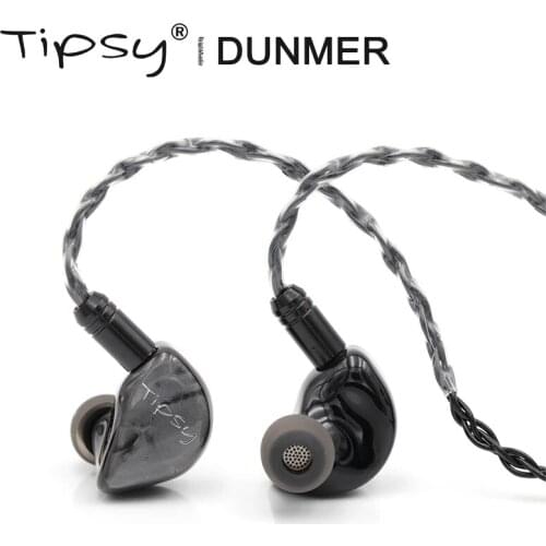 Tipsy Dunmer HIFI Audio 9.2mm Dynamic Driver In-ear Earphone with 2 Pin 0.78mm Detachable Cable