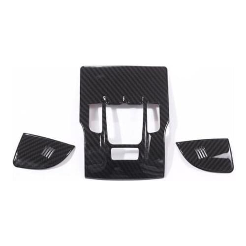 Carbon Fiber ABS Plastic Front Reading Light Lamp Cover Trim Stickers Accessory For Maserati Levante Quattroporte 2017